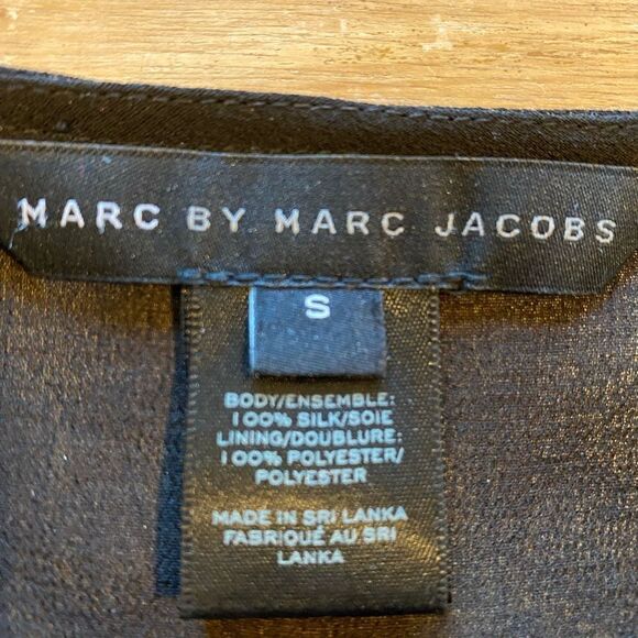 MARC BY MARC JACOBS CUNNINGHAM SILK CHIFFON COCKTAIL DRESS - Picture 5 of 5